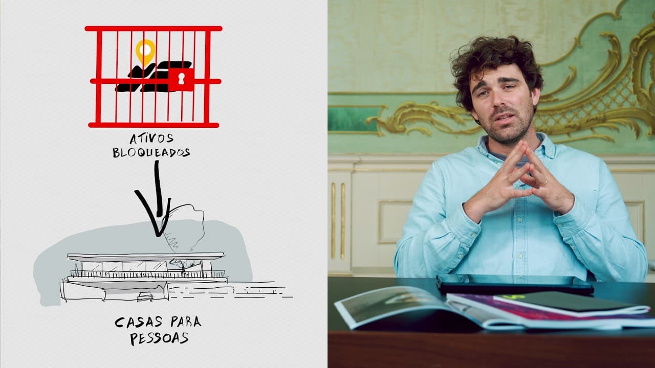 Opening frame of the 6 minute conversation with Architect João Franco.